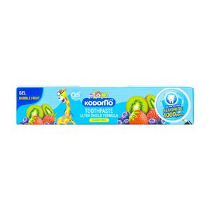 Kodomo Bubble Fruit Gel Ultra Shield Formula Sugar Free Toothpaste for Kids (0.5+ Years) 40g